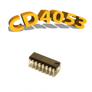 CD4053BP - Multiplexeur / Démultiplexeur, 3 V à 15 V, DIP-16, CD4053, 4053