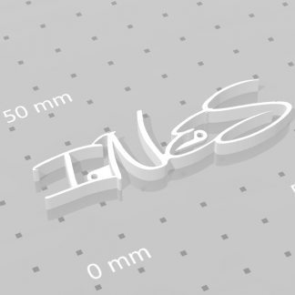 Prénom Ines imprimable