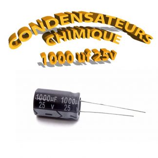 Condensateur chimique 1000uF 25V