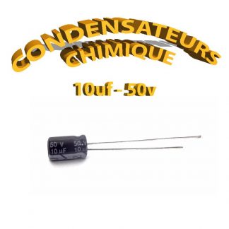 Condensateur chimique 10uF 50V