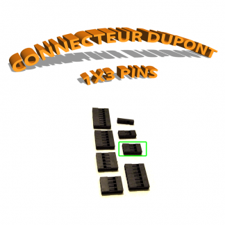Connecteur Dupont 1x3 Pins