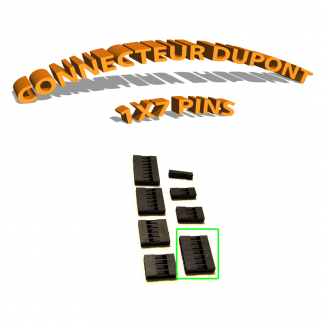 Connecteur Dupont 1x7 Pins