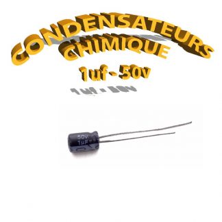Condensateur chimique 1uF 50V
