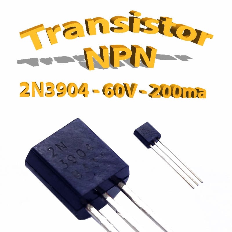 2N3904   40V   200mA  transistor  bipolaire NPN