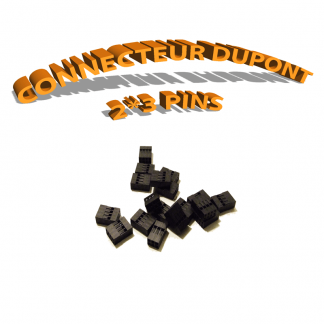 Connecteur Dupont 2x3 Pins