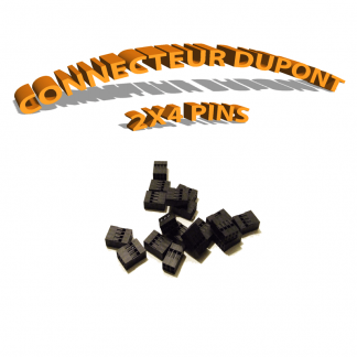 Connecteur Dupont 2x4 Pins
