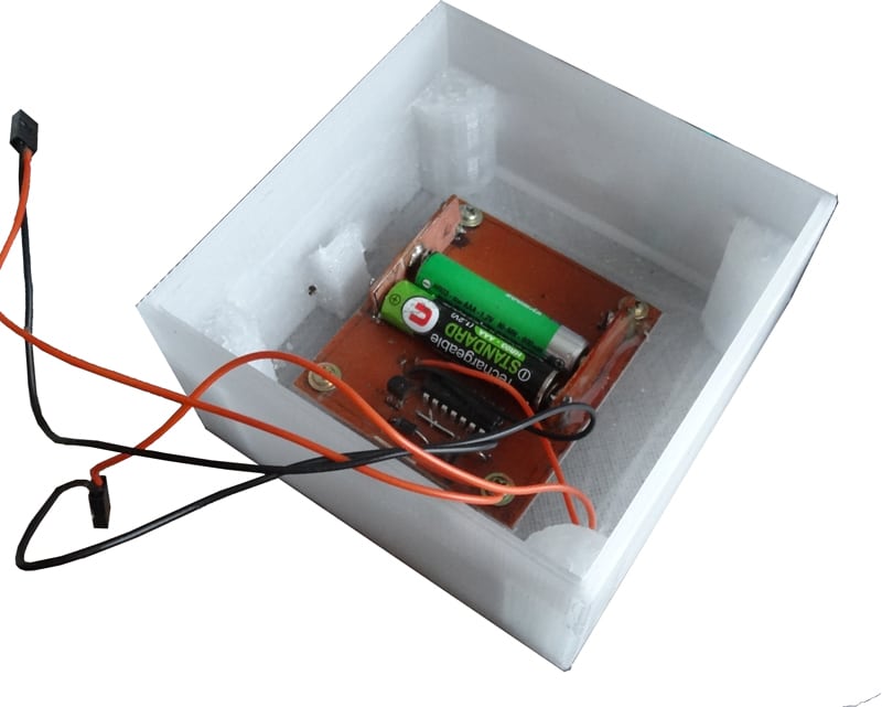 carte assemblé dans le boitier
