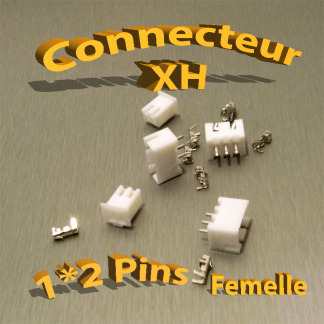 Connecteurs XH 2 Pins Femelle