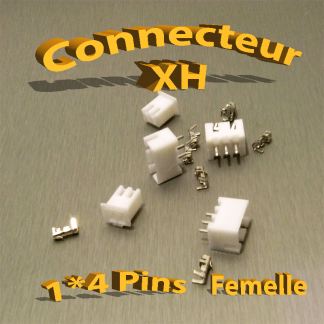 Connecteurs XH 4 Pins Femelle