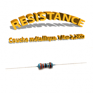 Résistance 2,2 Kohm métallique