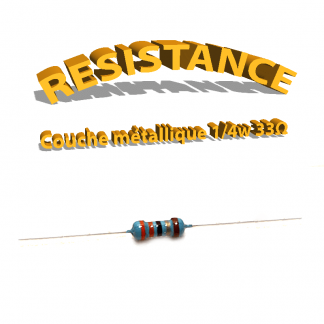 Résistance 33 ohm métallique