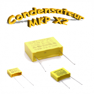 Condensateurs polypropylène MKP x2 anti-interférence