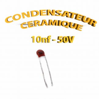 Condensateur Céramique 10nf - 103 - 50V