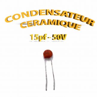 Condensateur Céramique 15pf - 15 - 50V