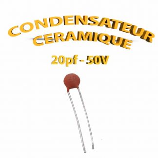 Condensateur Céramique 20pf - 20 - 50V