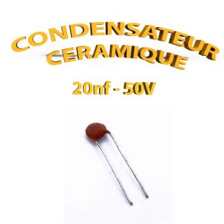 Condensateur Céramique 20nf - 203 - 50V
