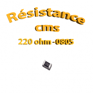 resistance cms 0805 220ohm
