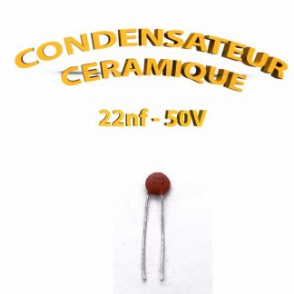 Condensateur Céramique 22nf - 223 - 50V