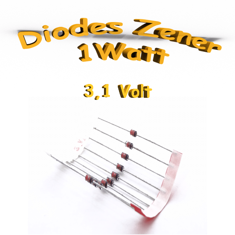 Diode zener 3,1v 1w 1N4727A