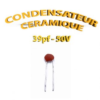 Condensateur Céramique 39pf - 39 - 50V