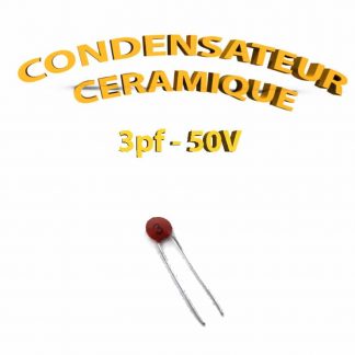 Condensateur Céramique 3pf -3 - 50V