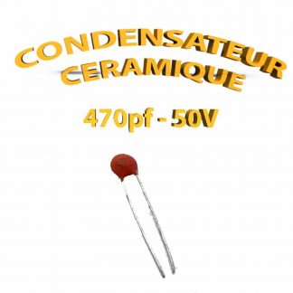 Condensateur Céramique 470pf - 471 - 50V