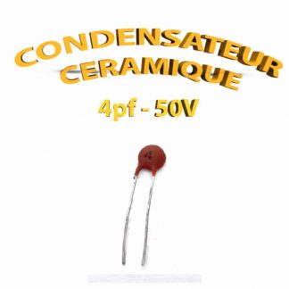 Condensateur Céramique 4pf - 4 - 50V