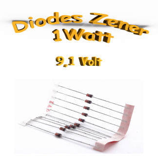 Diode zener 9V1 - 1W - 1N4739A