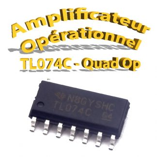 TL074C - amplificateurs opérationnels - 4 OP