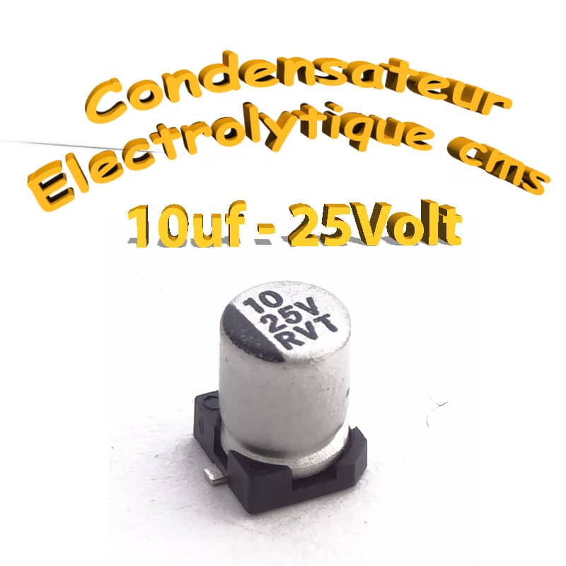 m2016 10 pièces smd condensateurs au tantale 10 µf/25v-construction compacte C