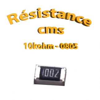 Résistance cms 0805 10kohm 1% 1/8w