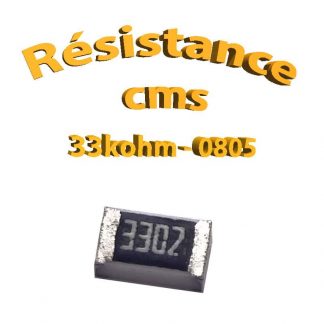Résistance cms 0805 33kohm 1% 1/8w