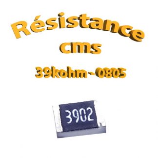 Résistance cms 0805 39kohm 1% 1/8w