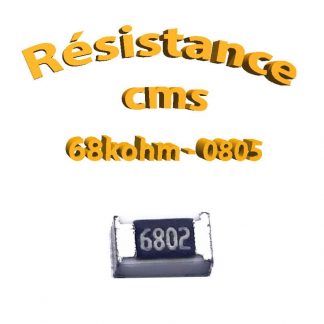 Résistance cms 0805 68kohm 1% 1/8w