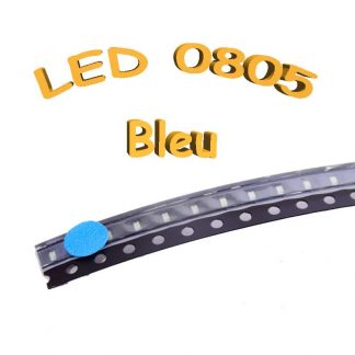 LED 0805 bleu - 3V-3.2V - 5mA - CMS/SMD