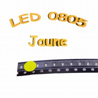 LED 0805 jaune - 1.8-2V - 20mA - CMS/SMD