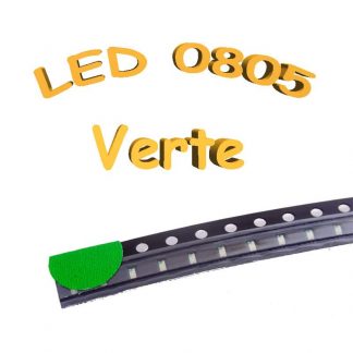LED 0805 verte - 3.0-3.2V - 5mA