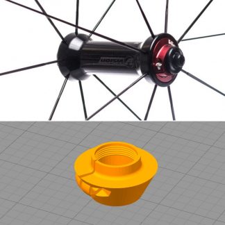 Pièce de rechange vélo - Moyeu Roue VISION - Imprimer en 3D carbone