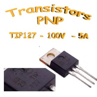 Tip127 - Transistor darlington PNP - 100v - 5A - To220 - 65W