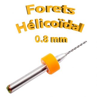 Foret hélicoïdal tungstène 0,8mm - mini perceuse - dremel
