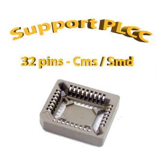Support PLCC32 - 1A - 260° - Cms / Smd