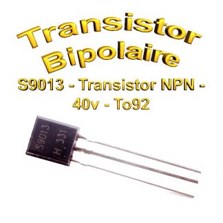 S9013- Transistor NPN - 40v - 0,5 A - To92
