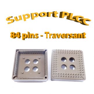 Support PLCC84 - 1A - 260° - traversant