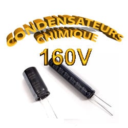 Condensateur Chimique / Condensateur Électrolytique 160V