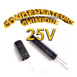 Condensateur Chimique / Condensateur Électrolytique 25V