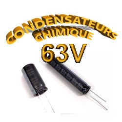 Condensateur Chimique / Condensateur Électrolytique 63V