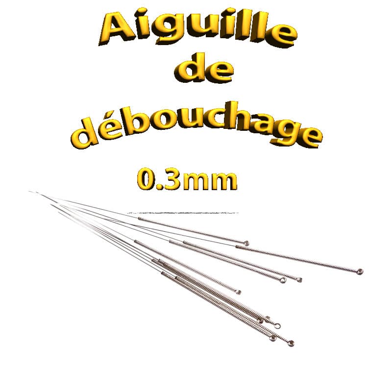 Aiguille de débouchage pour buse 0.3mm - Imprimante 3D