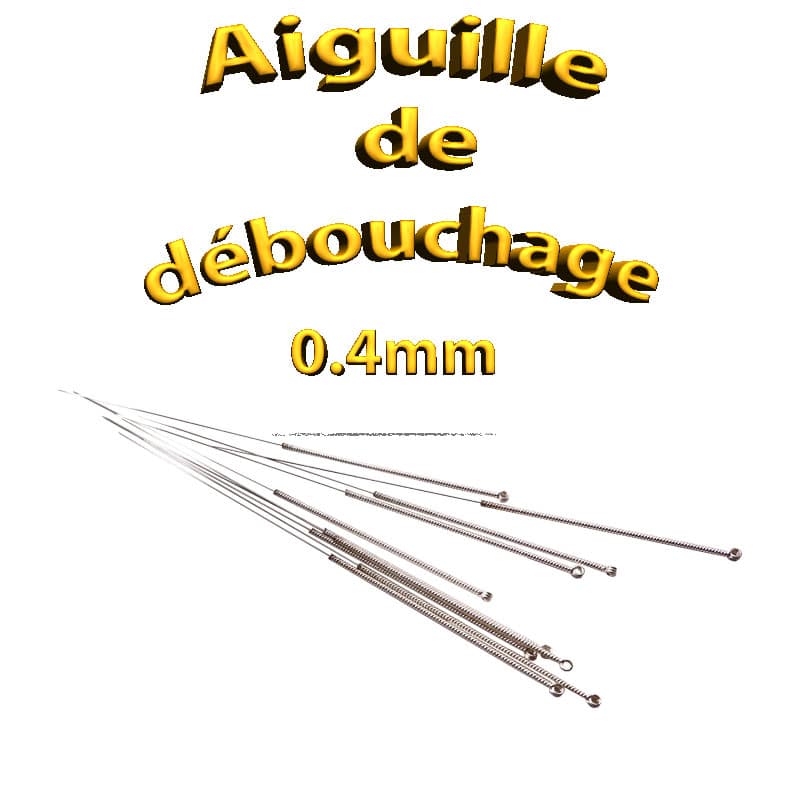 Aiguille de débouchage pour buse 0.4mm - Imprimante 3D