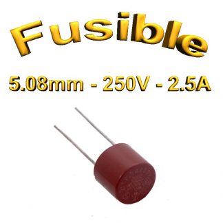 Fusible Temporisé Radial 3,15A 250v buss sr5 - 5,08mm