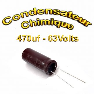 Condensateur chimique 470uF 63V